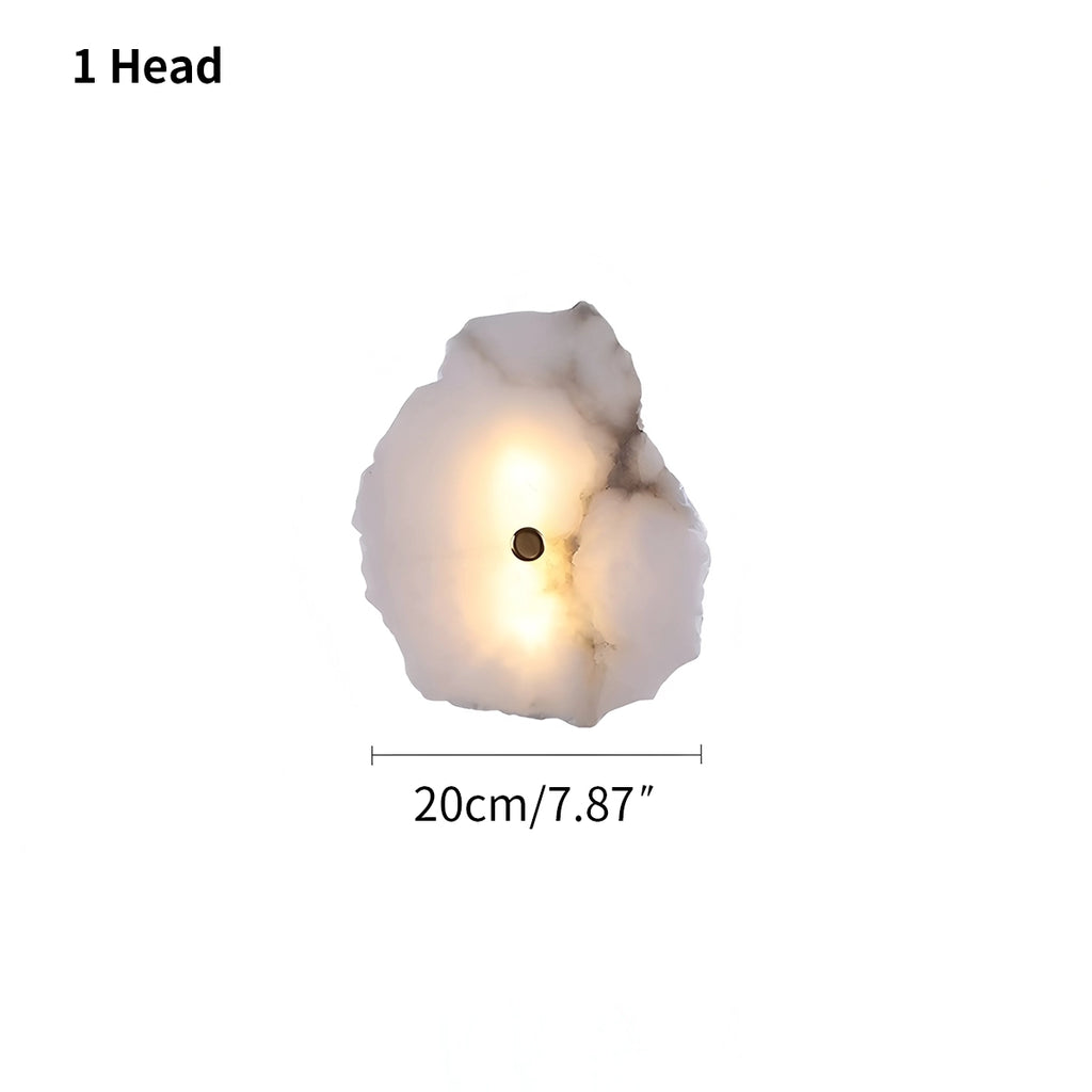 Light luxury marble wall lamp