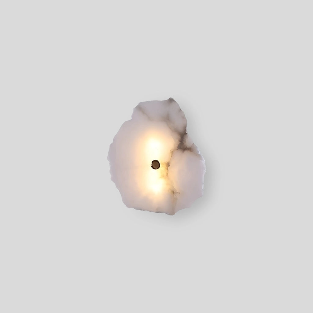 Light luxury marble wall lamp