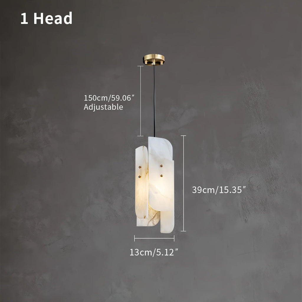 Minimalist Art Dining Room Onyx Pendant Light