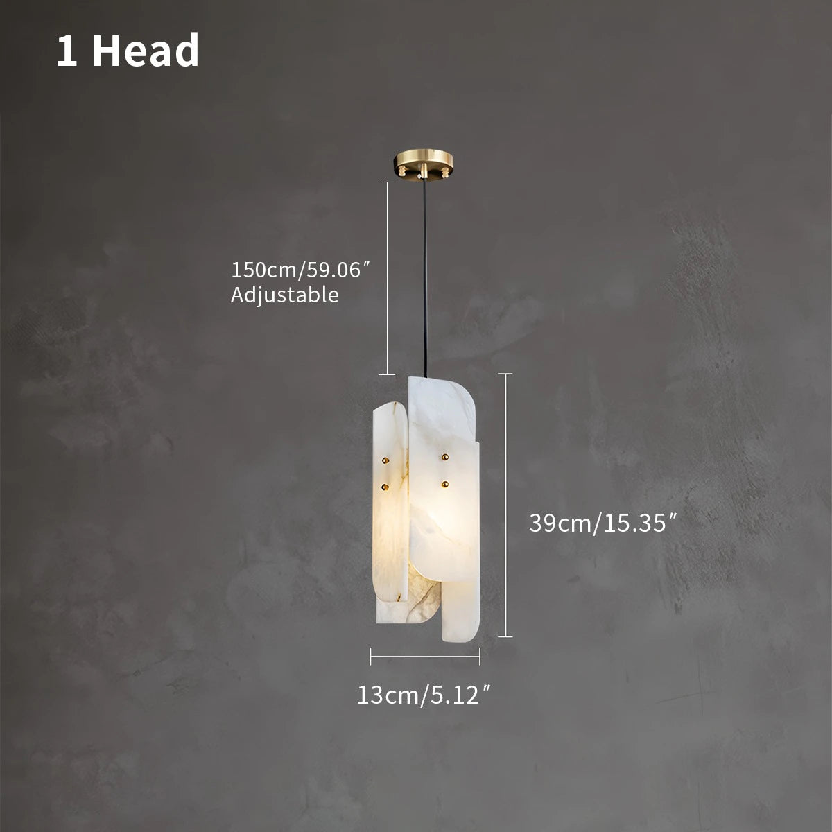 Minimalist Art Dining Room Onyx Pendant Light
