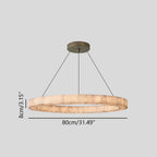 Teva Round Alabaster Chandelier