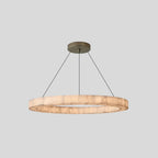 Teva Round Alabaster Chandelier