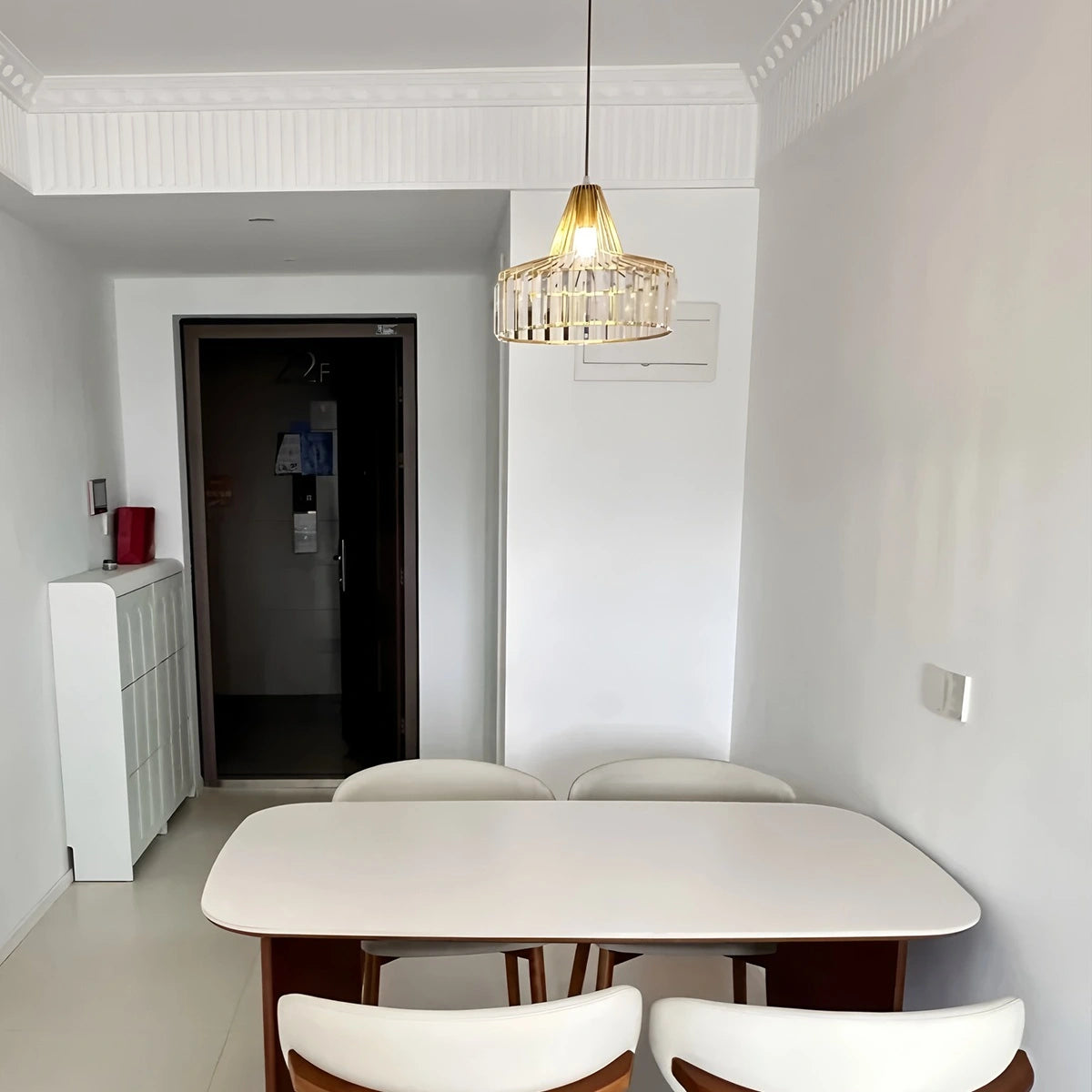 Modern Iron Art Glass Pendant Lamp for Kitchen