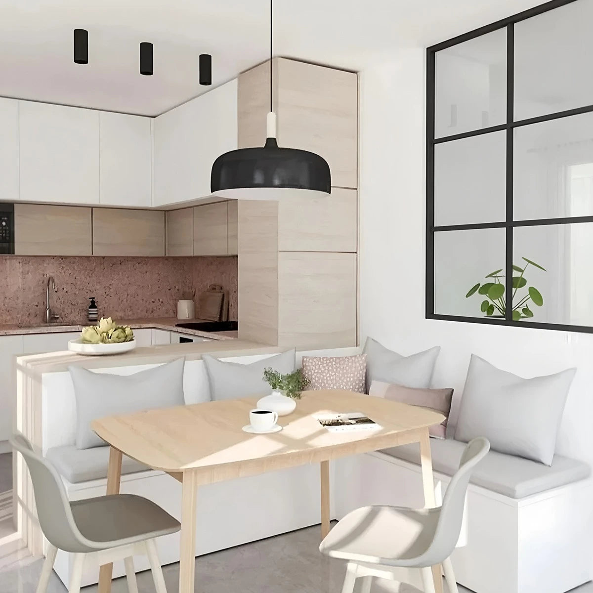 Modern Dome Macaron Pendant Light for Kitchen Island