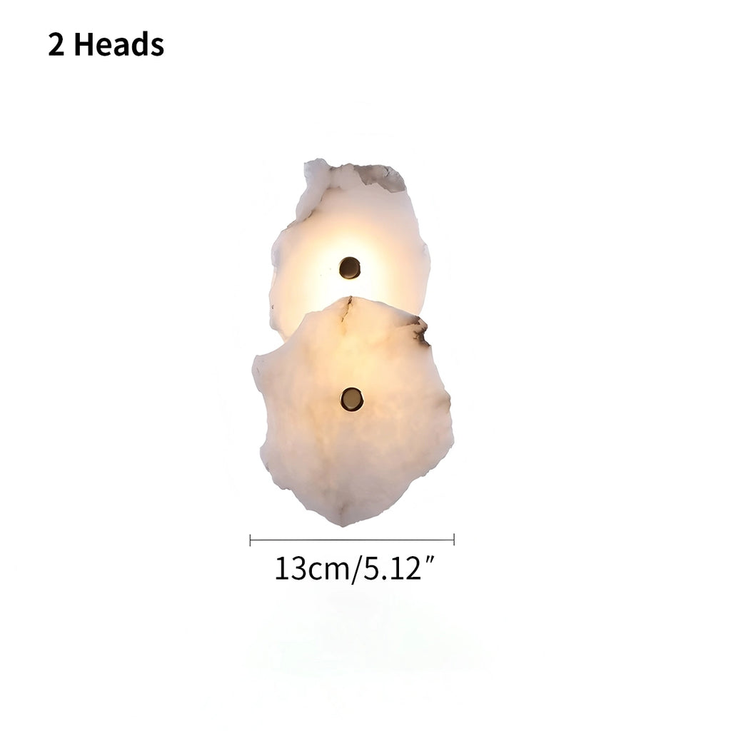 Light luxury marble wall lamp