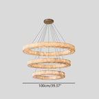 Teva Round Alabaster Chandelier