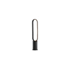 Outdoor Black Oval LED Lawn Light
