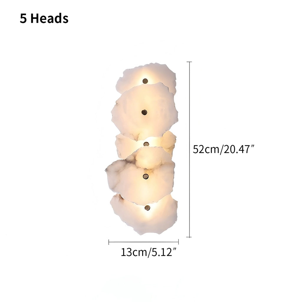 Light luxury marble wall lamp