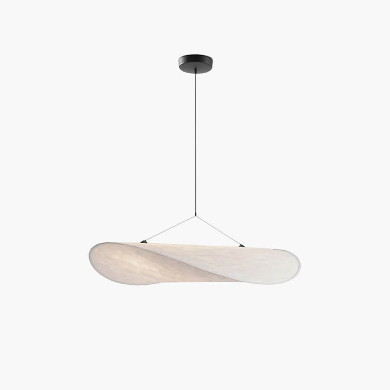 Zen Art Cloud Shape Silk Pendant Light for Living Room