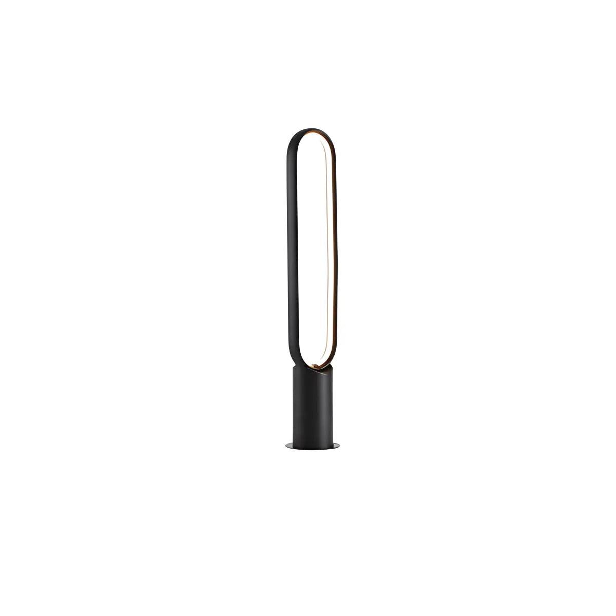 Outdoor Black Oval LED Lawn Light