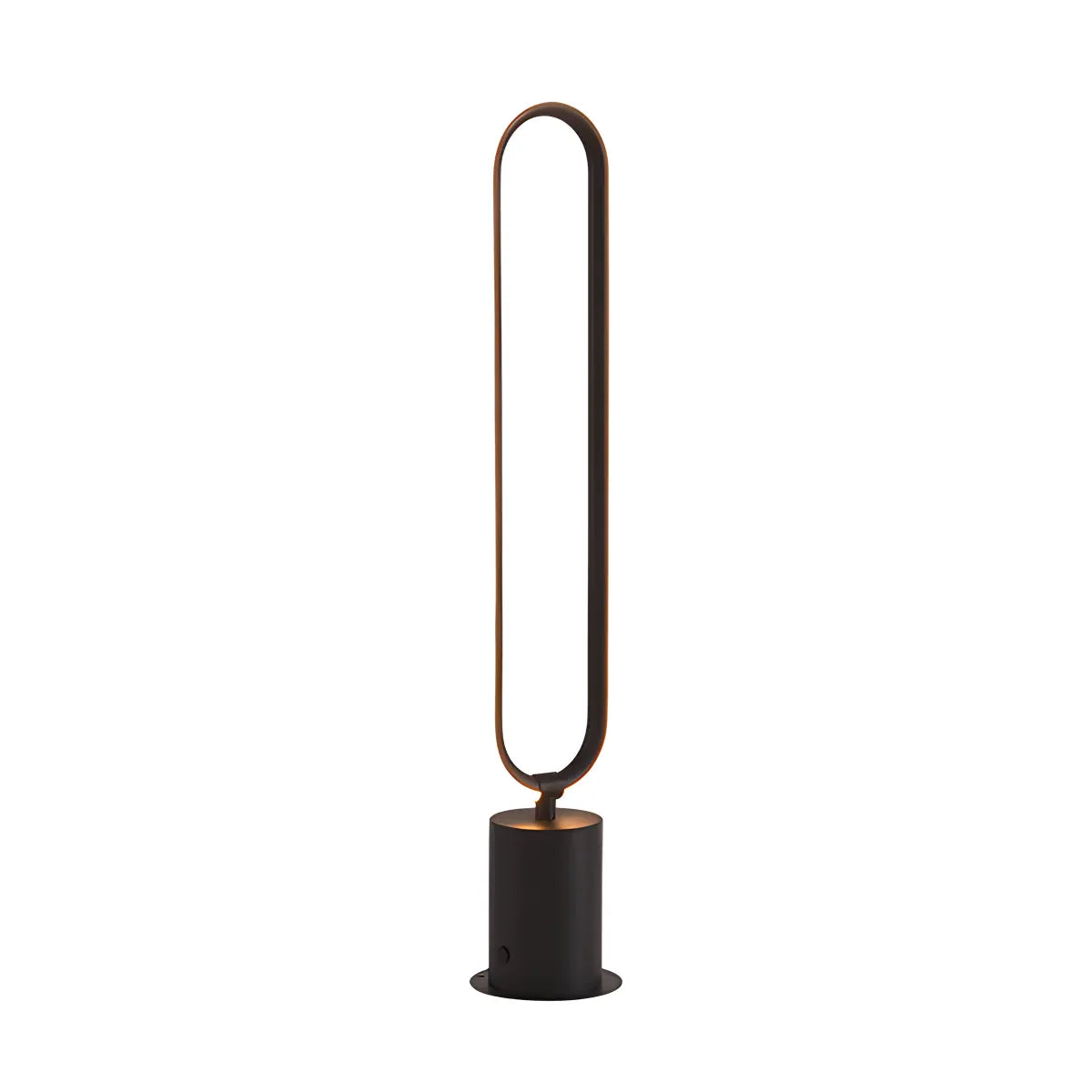 Outdoor Black Oval LED Lawn Light