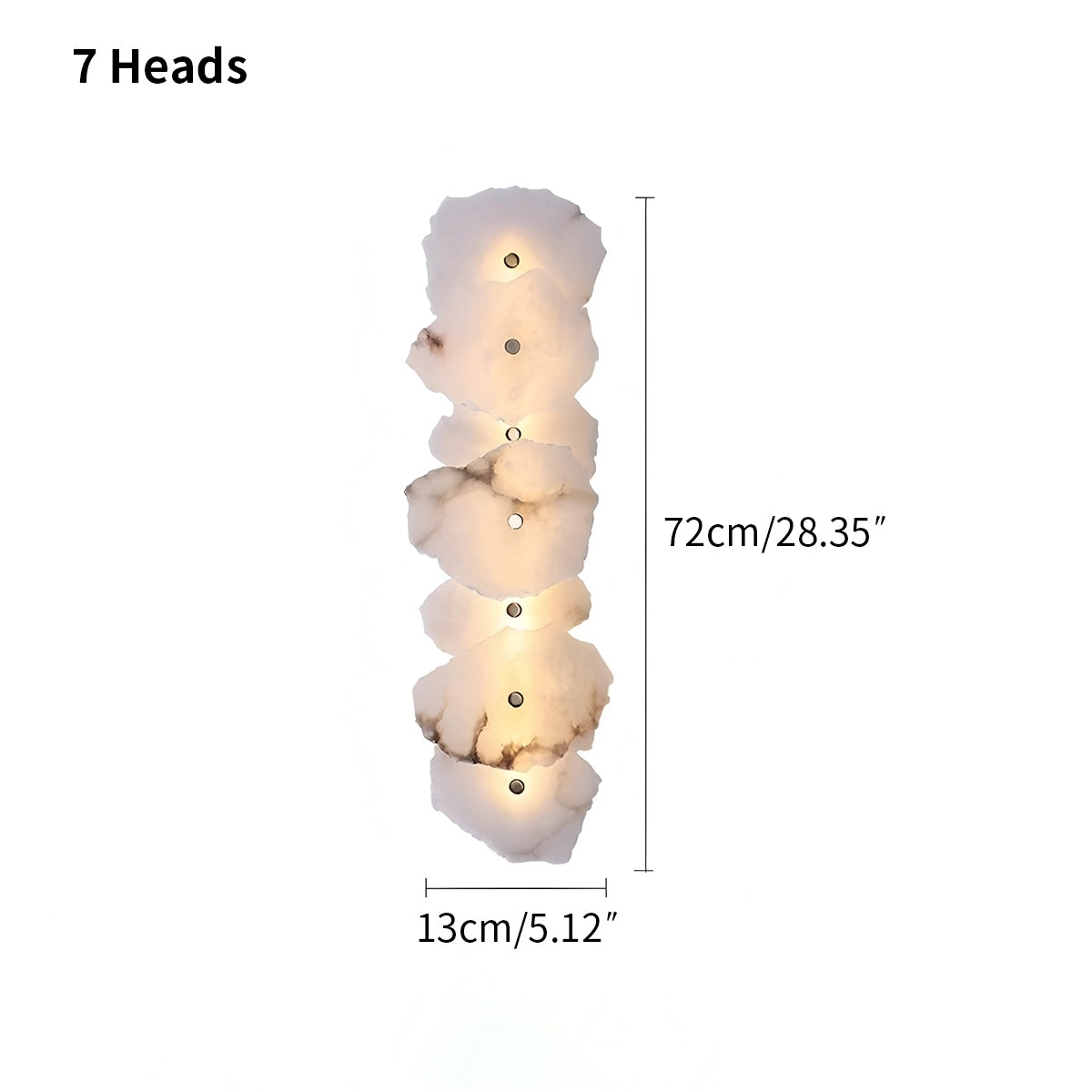 Light luxury marble wall lamp