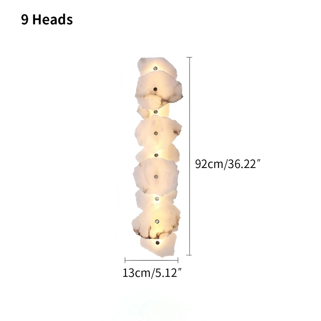 Light luxury marble wall lamp