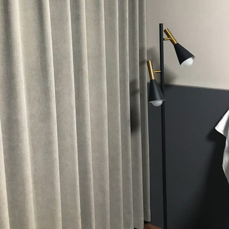 2-Bulb Adjustable Pole Floor Lamp