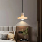 Copper natural onyx dining room pendant light