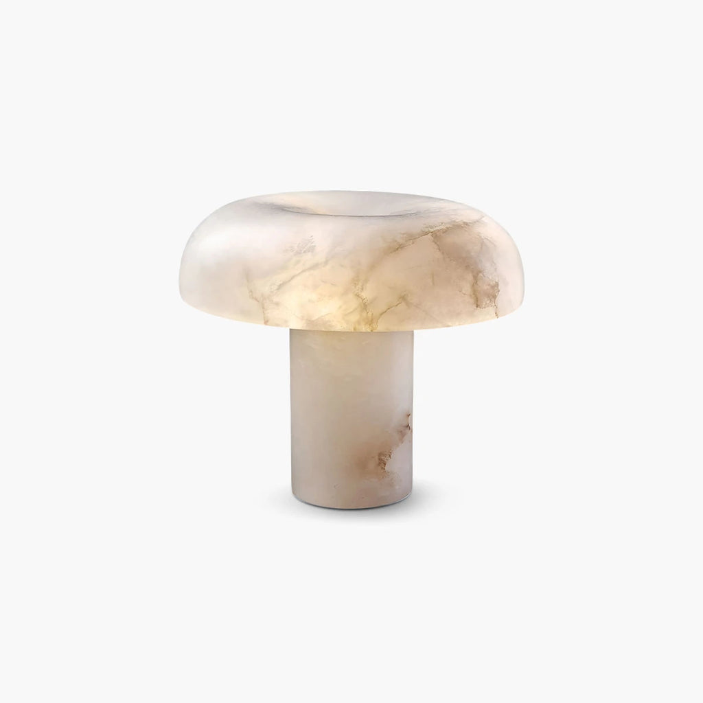 Creative mushroom shaped onyx table lamp