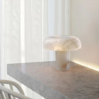 Creative mushroom shaped onyx table lamp