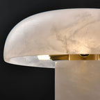 Creative mushroom shaped onyx table lamp