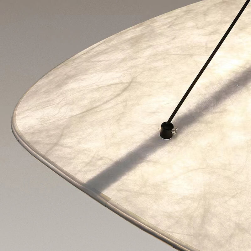 Zen Art Cloud Shape Silk Pendant Light for Living Room