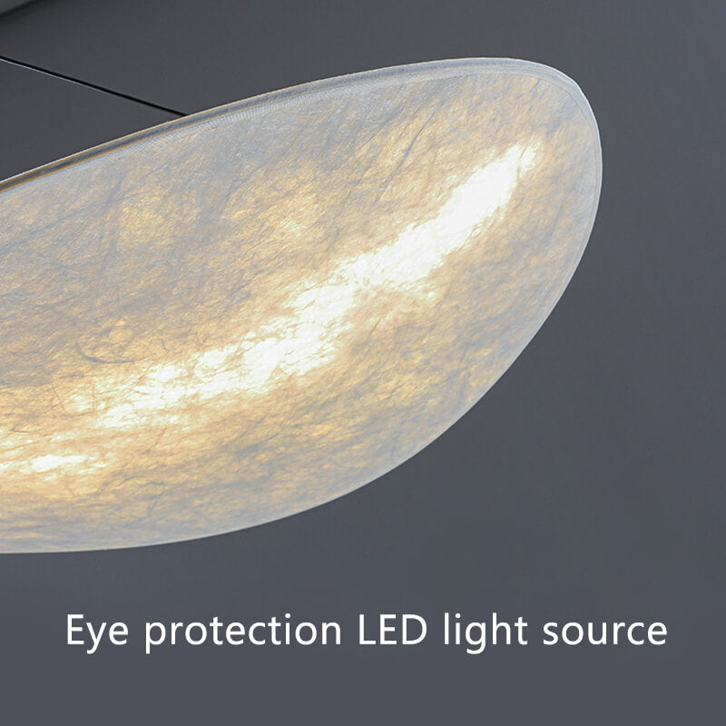 Zen Art Cloud Shape Silk Pendant Light for Living Room