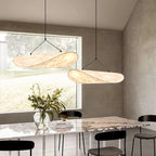 Zen Art Cloud Shape Silk Pendant Light for Living Room