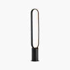 Outdoor Black Oval LED Lawn Light