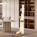 High end onyx art floor lamp