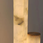 High end onyx art floor lamp