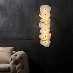 Light luxury marble wall lamp