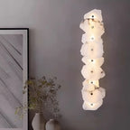 Light luxury marble wall lamp