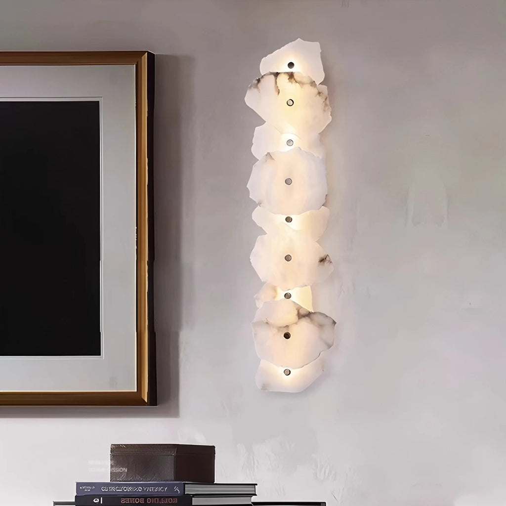 Light luxury marble wall lamp