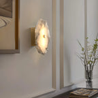 Light luxury marble wall lamp