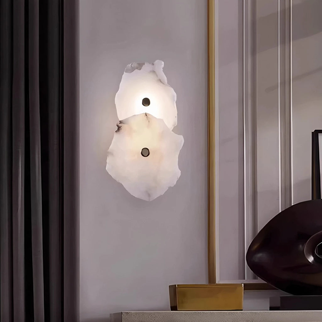 Light luxury marble wall lamp