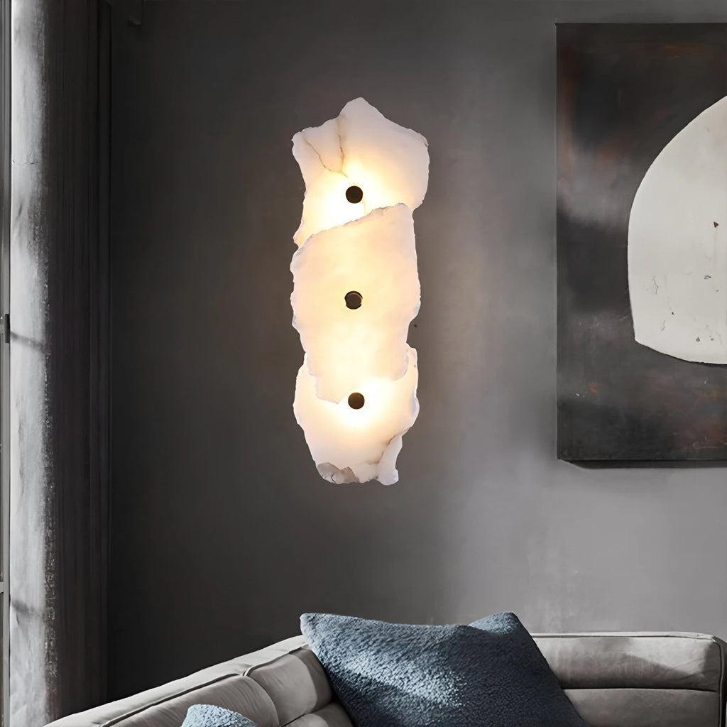 Light luxury marble wall lamp