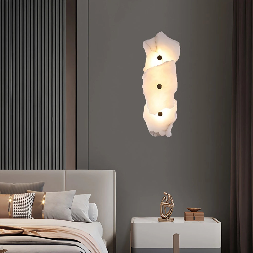 Light luxury marble wall lamp