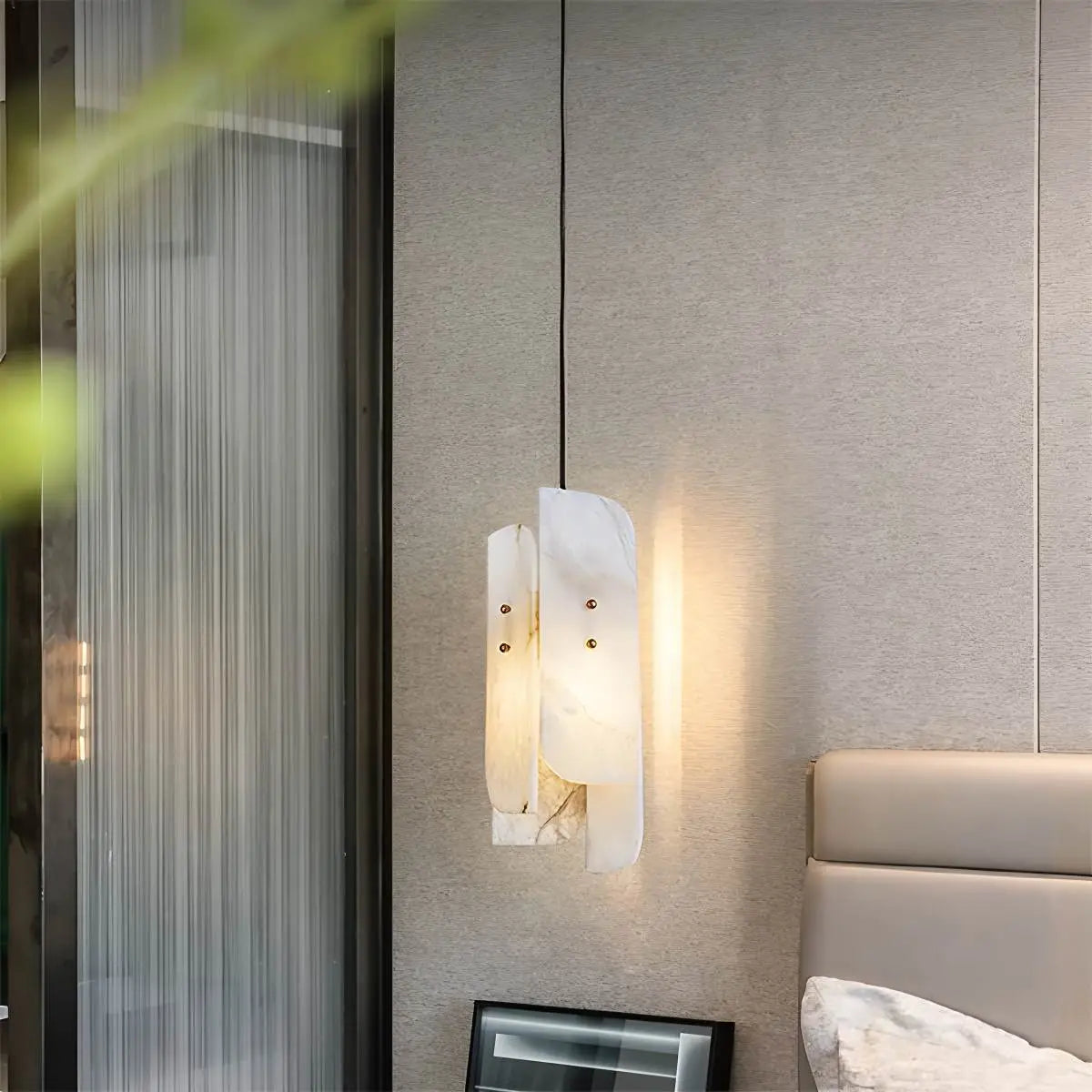 Minimalist Art Dining Room Onyx Pendant Light