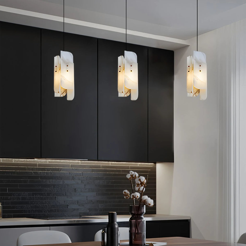 Minimalist Art Dining Room Onyx Pendant Light