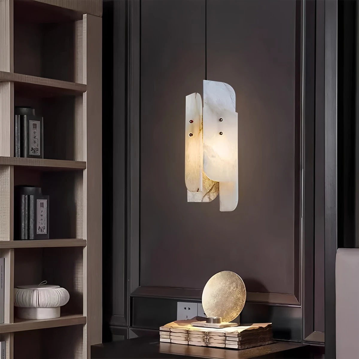 Minimalist Art Dining Room Onyx Pendant Light