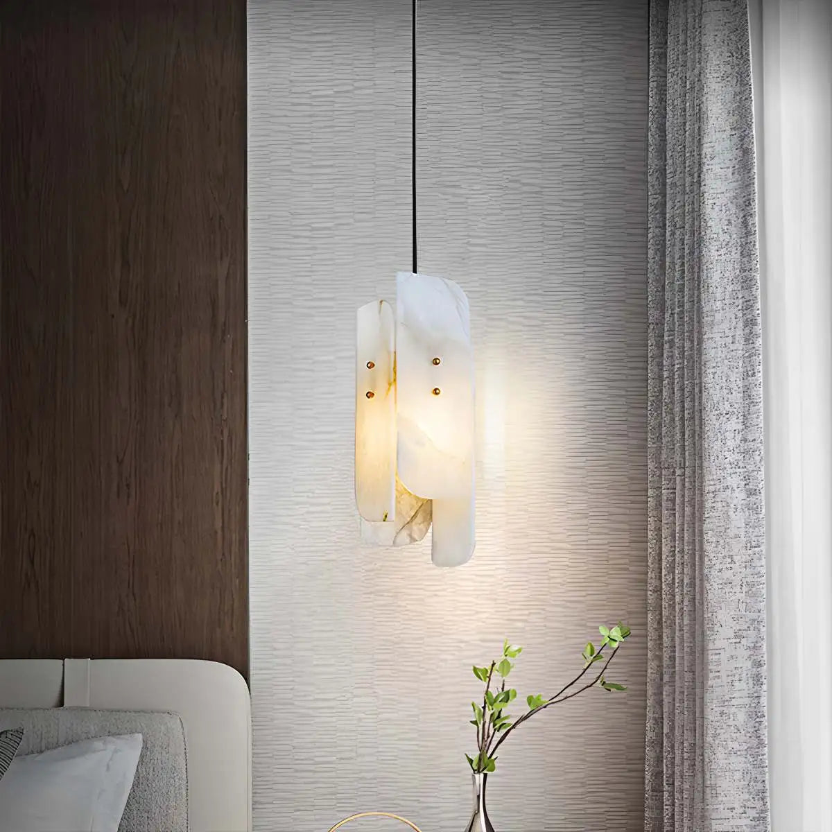 Minimalist Art Dining Room Onyx Pendant Light