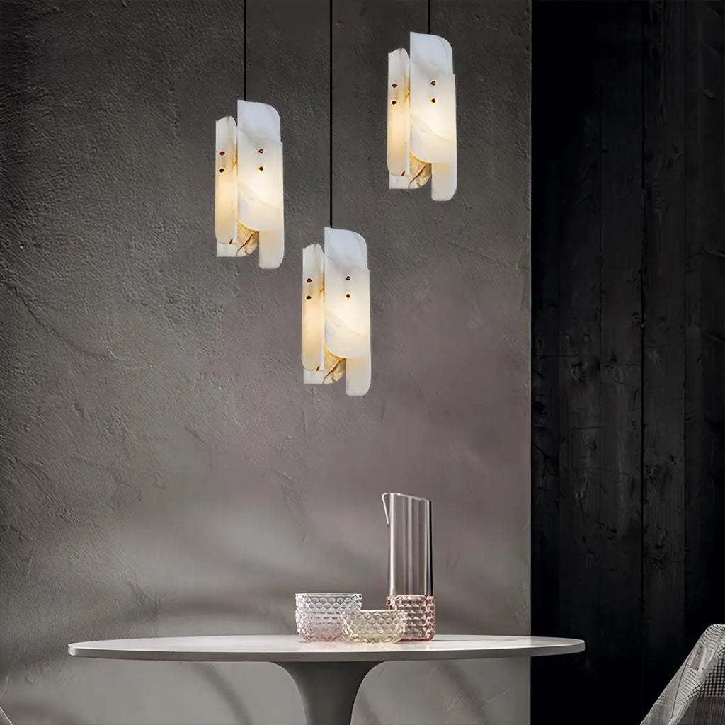 Minimalist Art Dining Room Onyx Pendant Light