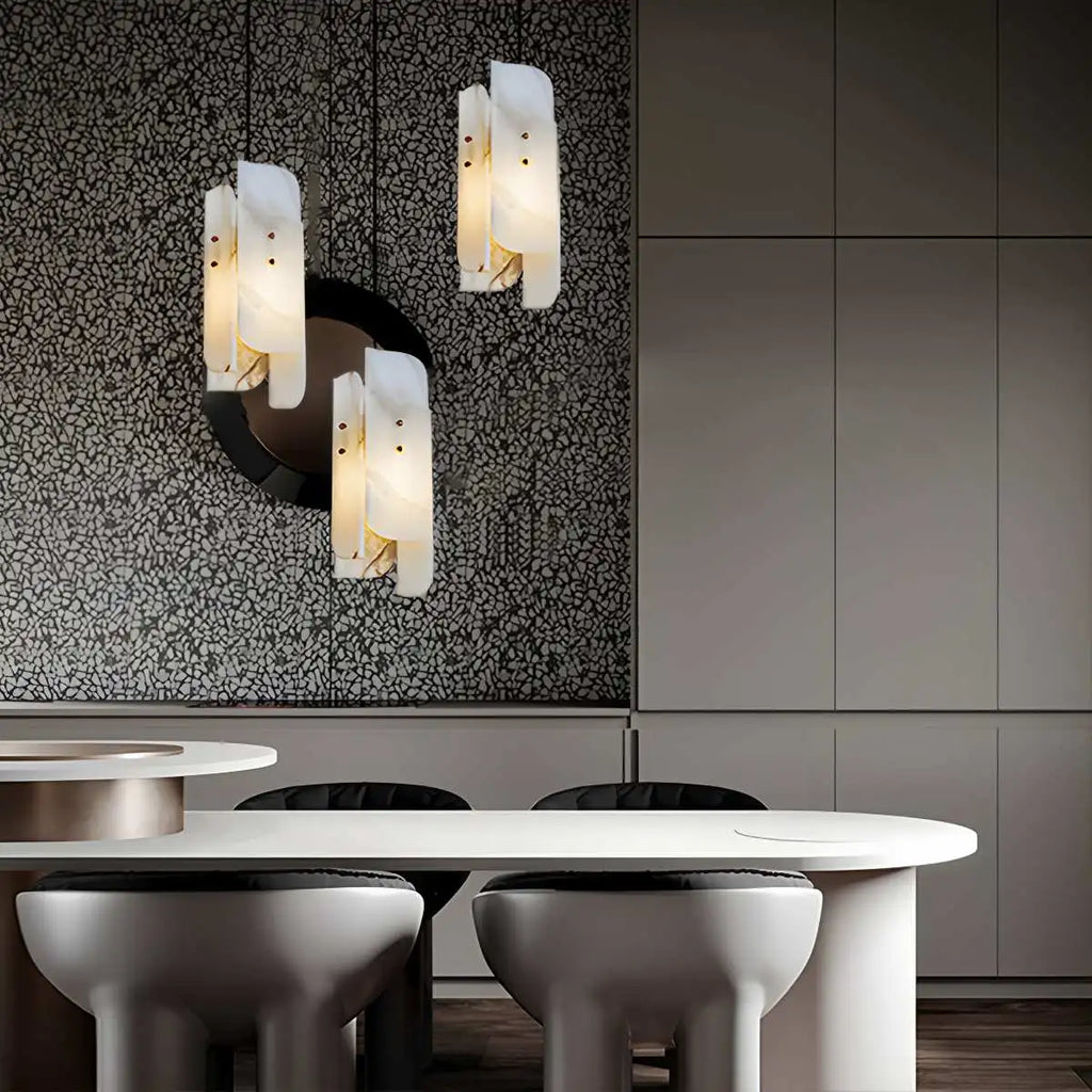 Minimalist Art Dining Room Onyx Pendant Light