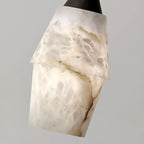 Minimalist onyx dining room pendant light