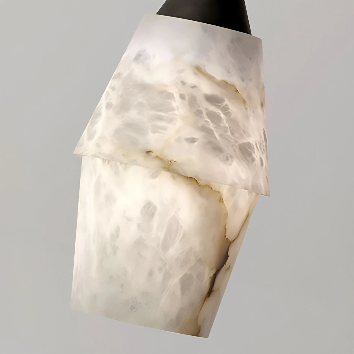 Minimalist onyx dining room pendant light