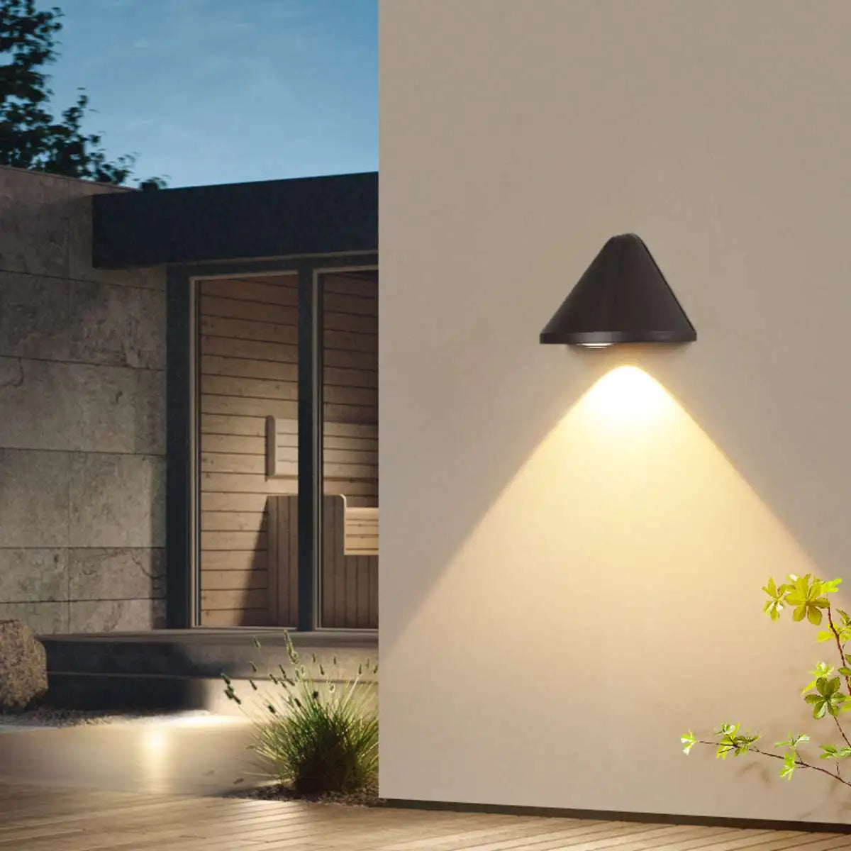 Outdoor Waterproof Cone Wall Light