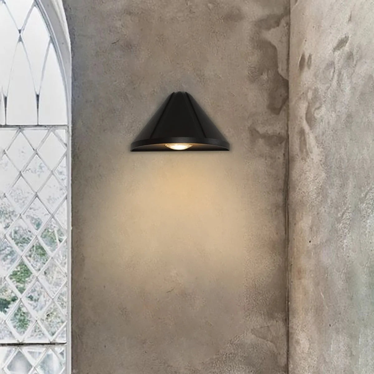 Outdoor Waterproof Cone Wall Light