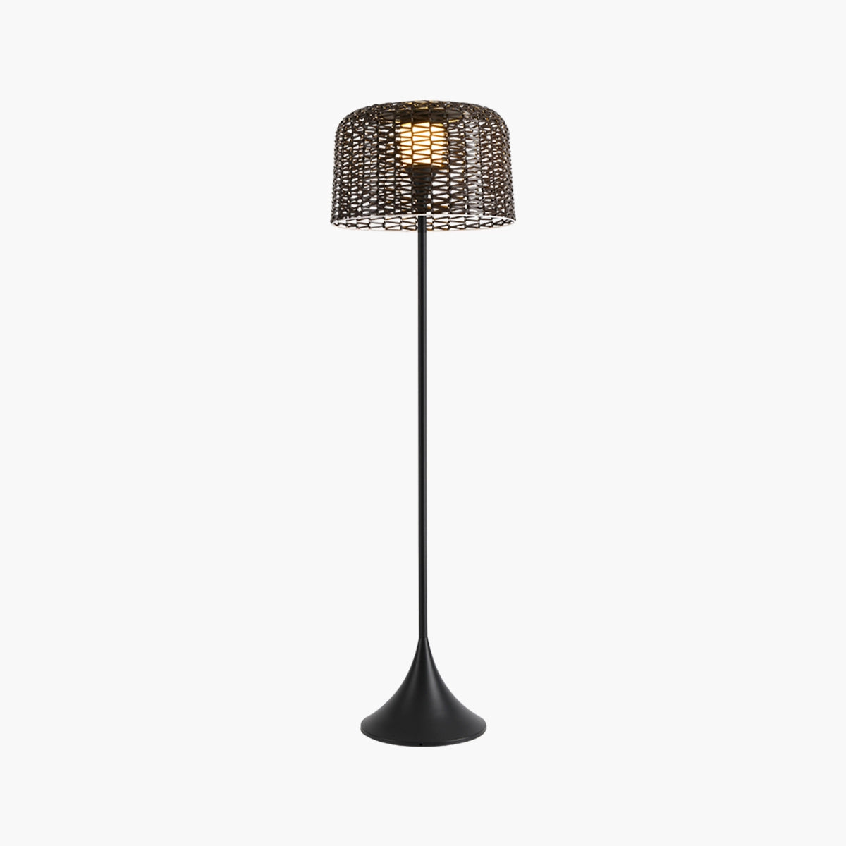 Vine Woven Floor Lamp for Outdoor