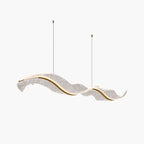 Modern LED Wave Acrylic Chandelier
