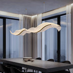 Modern LED Wave Acrylic Chandelier