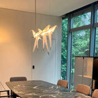 Paper Crane Bird Chandelier