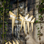 Paper Crane Bird Chandelier